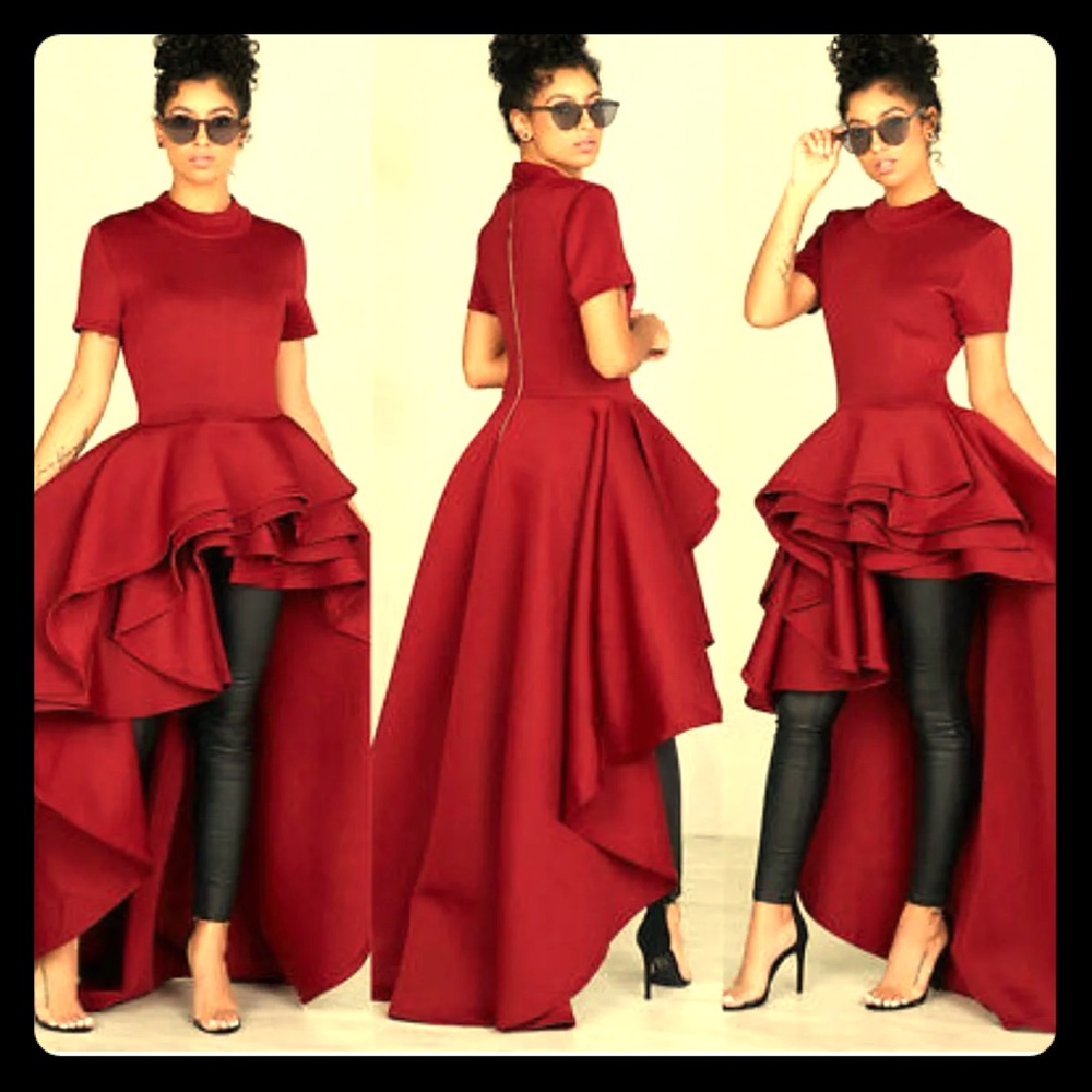 High Low peplum top/dress
